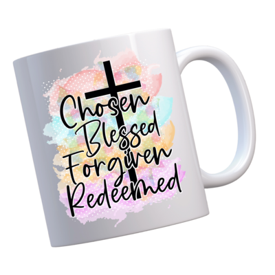 Chosen Blessed Christian Faith Inspirational Coffee Tea Mug Gift Set - image4